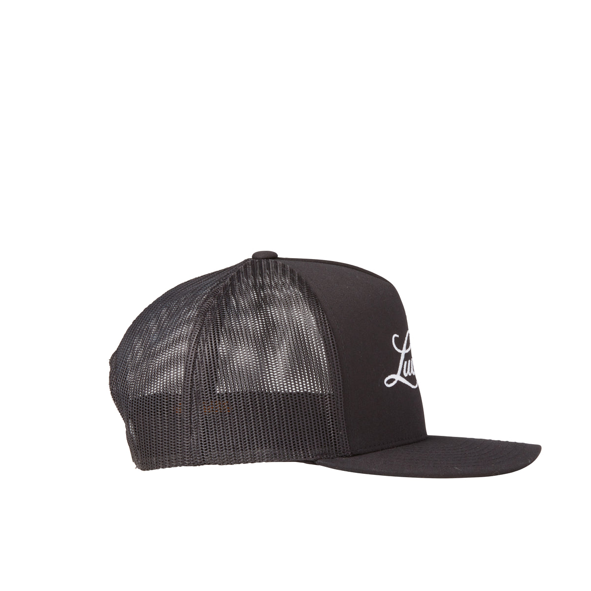 
        Lucchese Script Trucker Cap :: Black