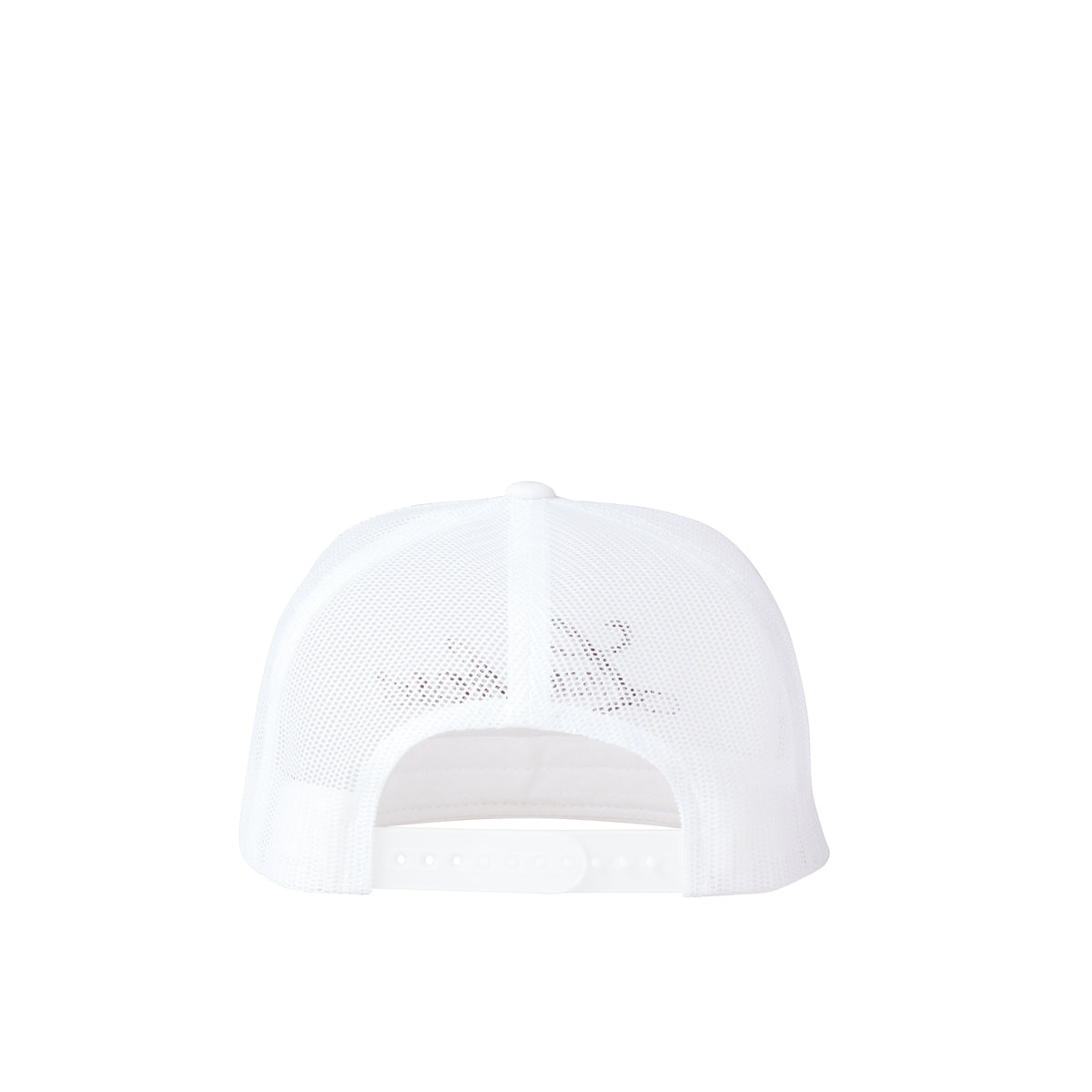 
    Lucchese Script Trucker Cap :: White