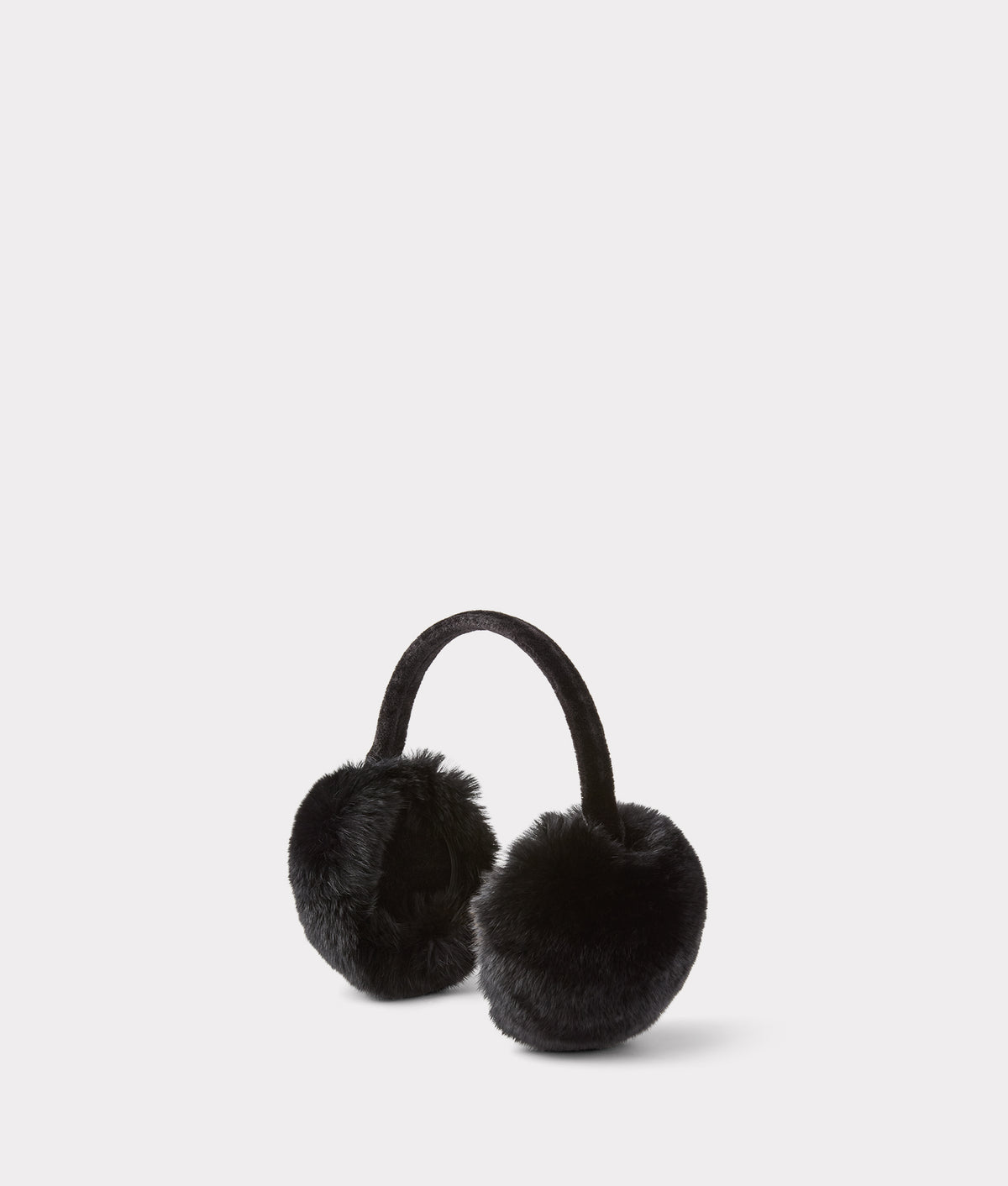 
        Mink Fur Earmuffs :: Black