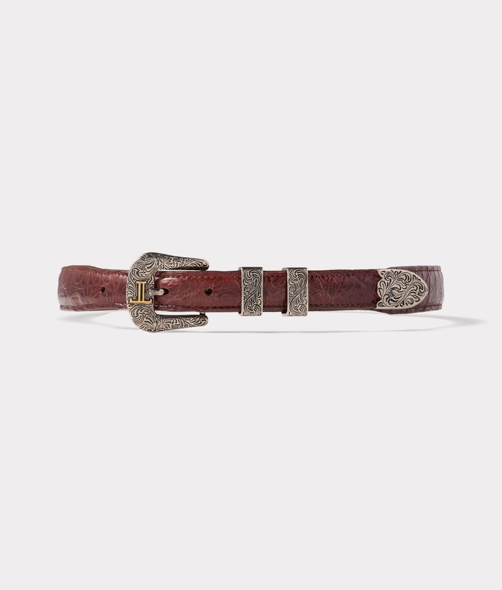 Genuine caiman Lucchese 1 1/2” inch orders belt belt