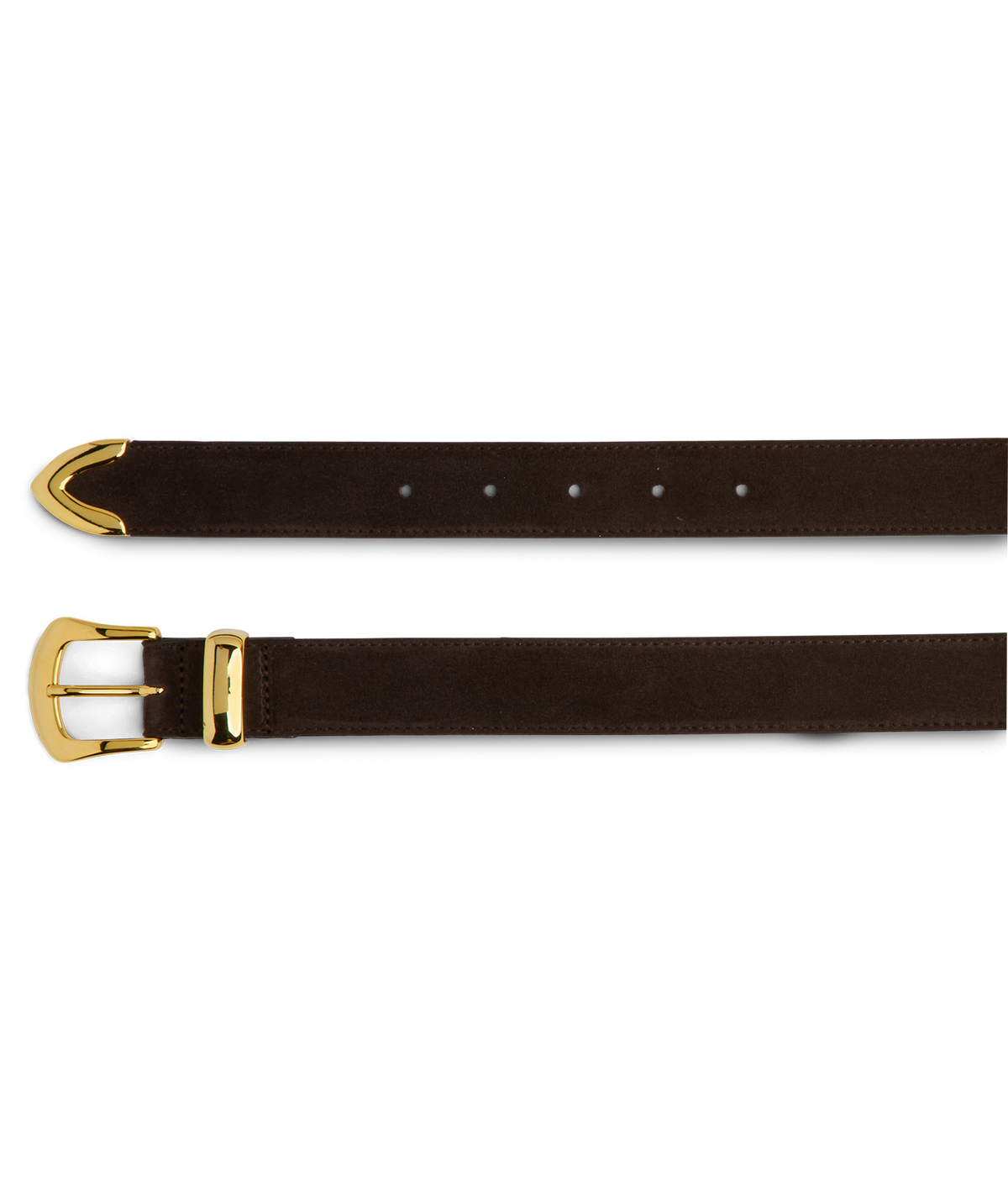 
        Italian 3 Piece Belt :: Chocolate