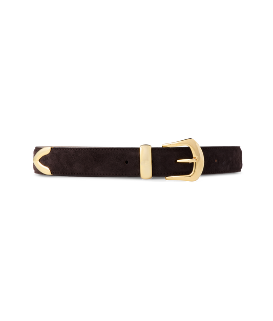 Italian 3 Piece Belt :: Chocolate