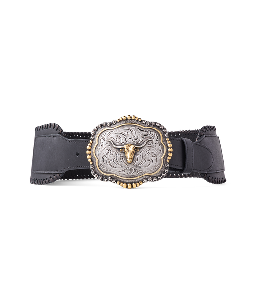 Trophy Buckle Belt :: Black