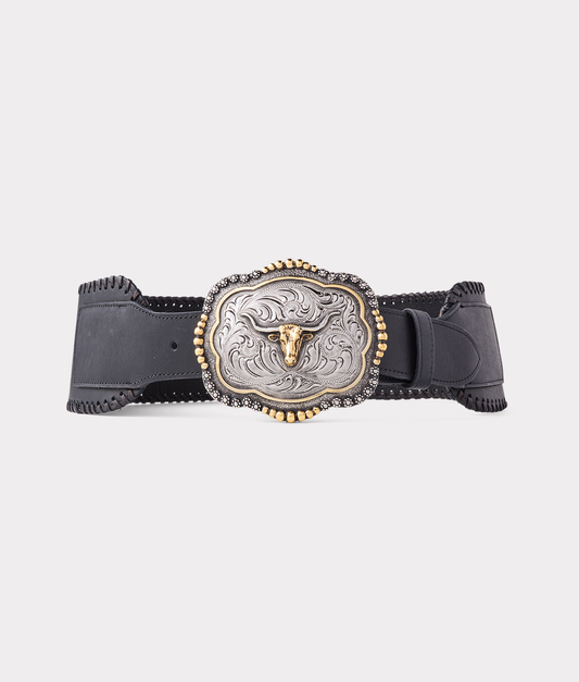 Trophy Buckle Belt :: Black