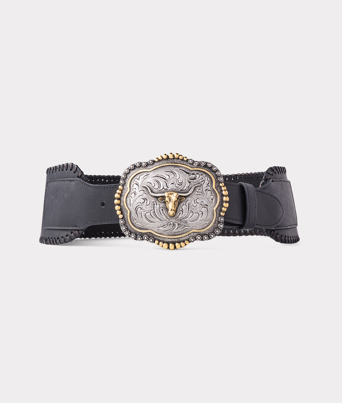 
    Trophy Buckle Belt :: Black