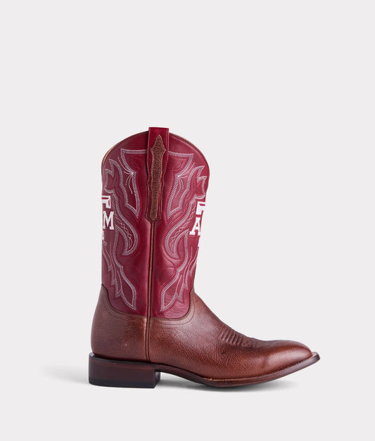 Men's Lucchese x Texas A&M 12th Man :: Chocolate