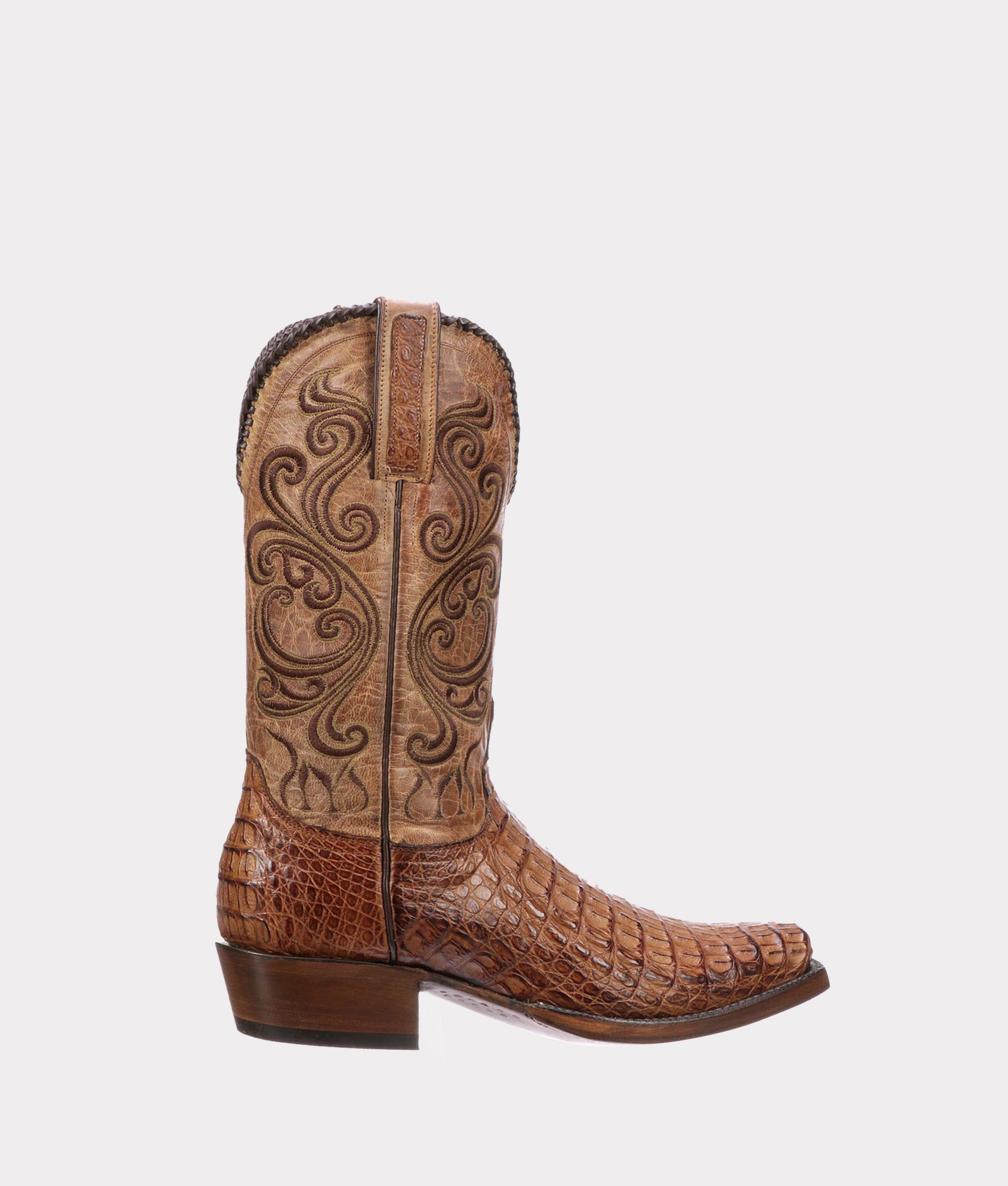 Lucchese crocodile belly boots hotsell