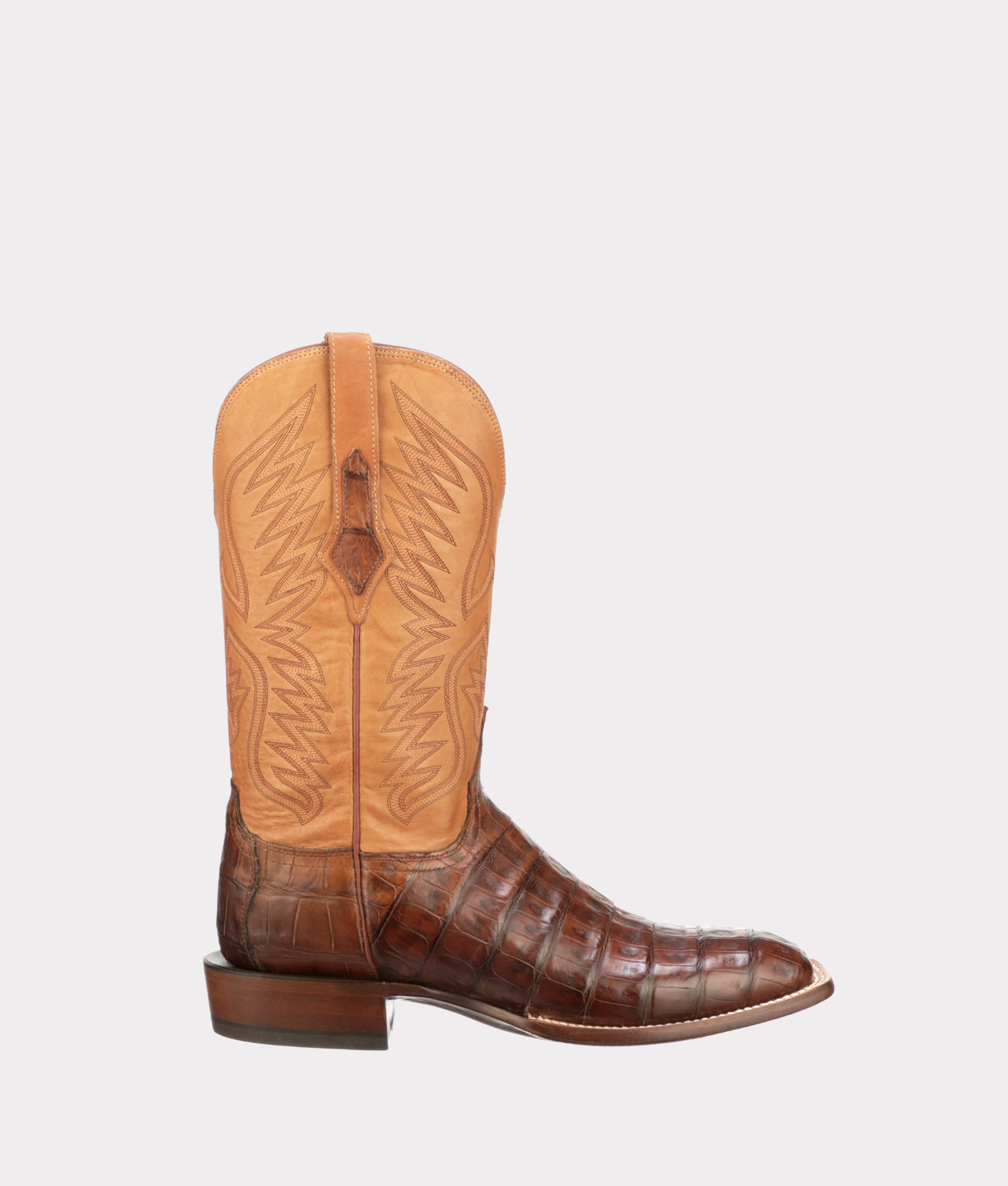 Bryan Exotic Boot Cognac Lucchese