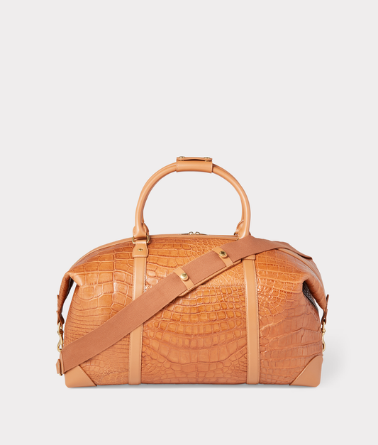 Giant Gator Duffle - Large :: Cognac/Kanga Tobac