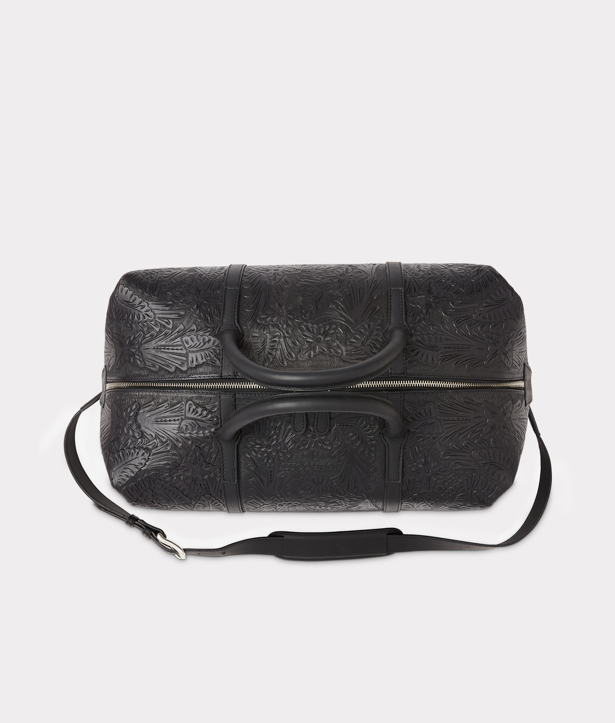 
    Hand-Tooled Duffle :: Black