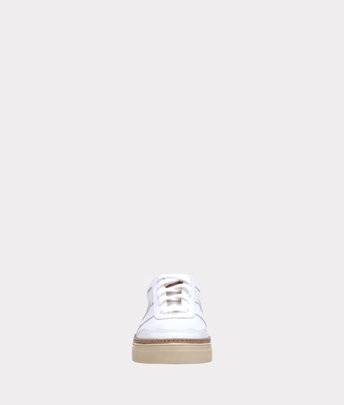 
        Double L Lace Up Sneakers :: White