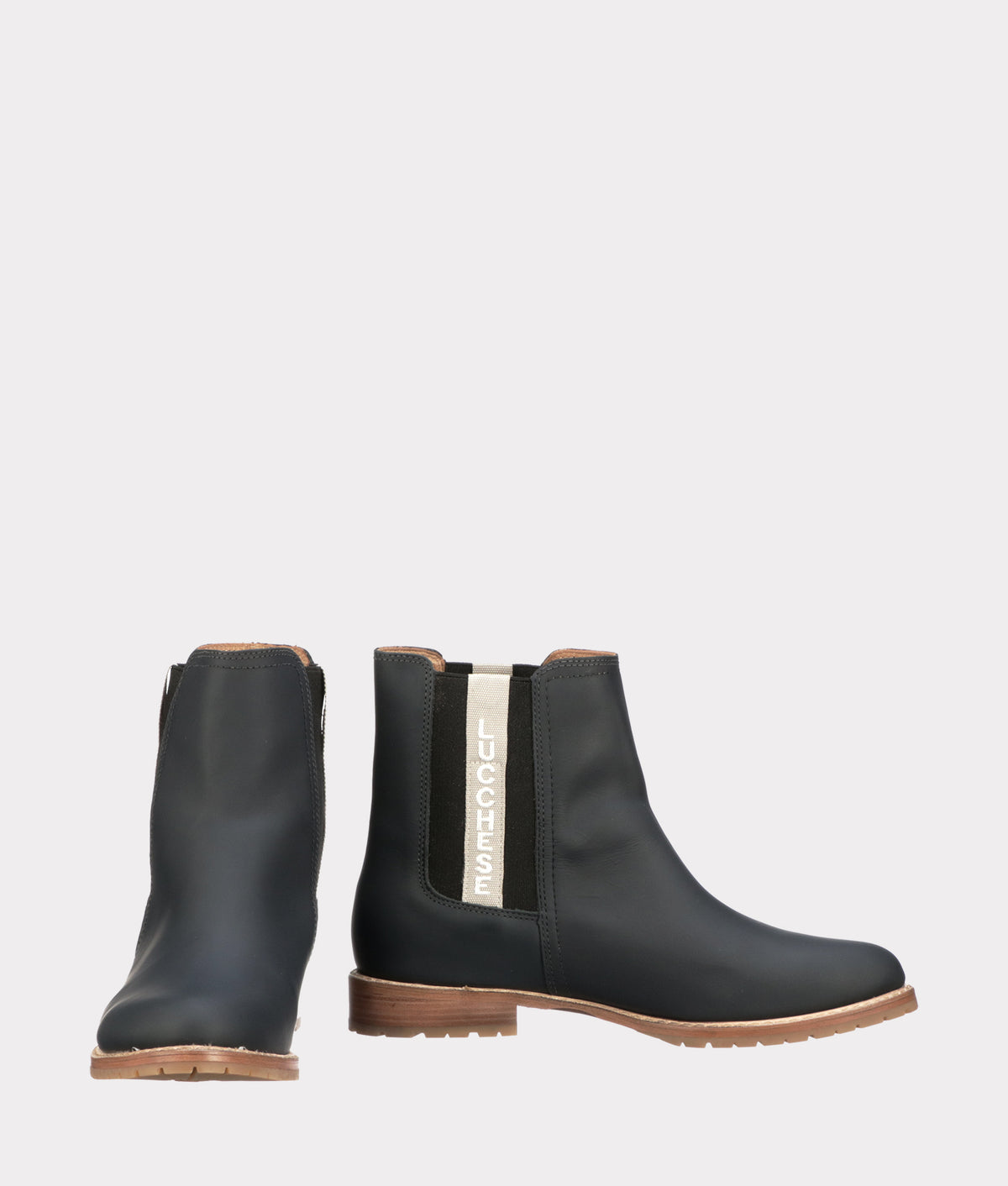 
    All-Weather Ladies Garden Boot :: Navy + Black