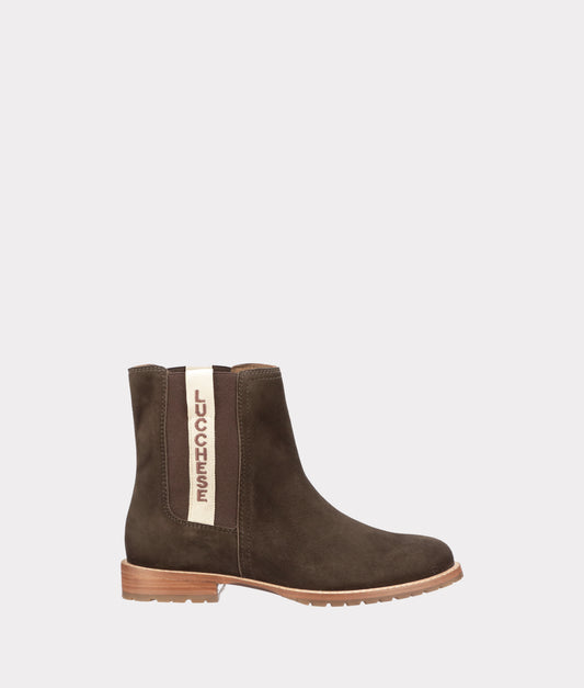 Suede Garden Boot :: Brown