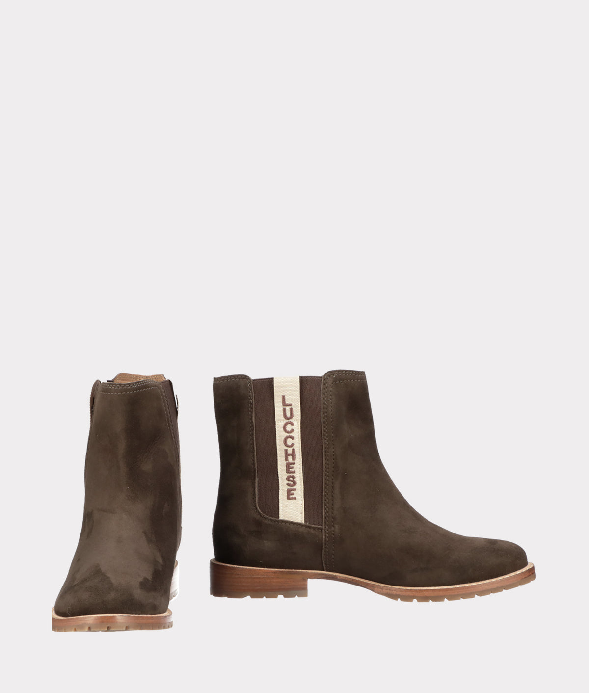 
    Suede Garden Boot :: Brown