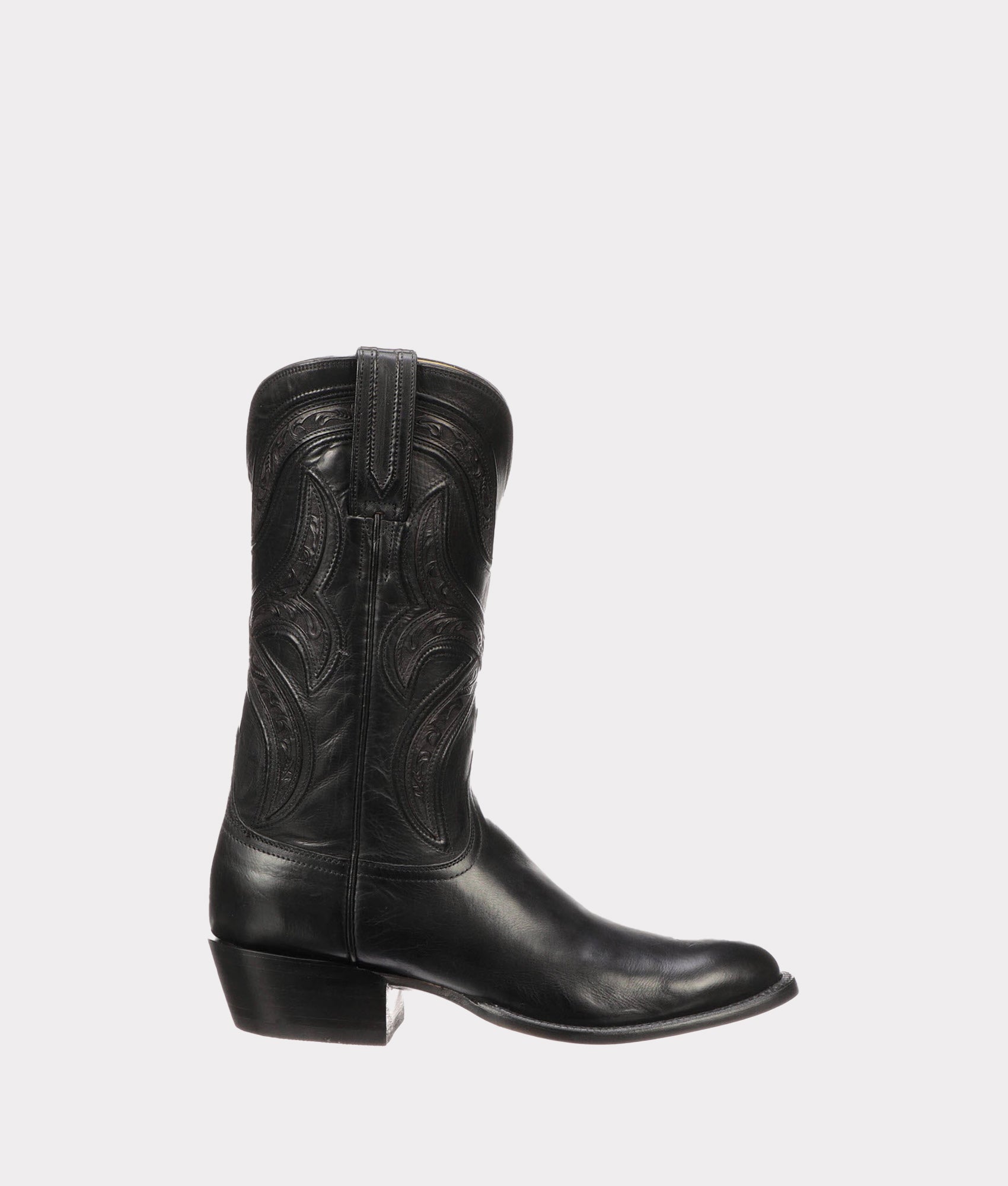 Knox Boot Black Cowboy Boots Lucchese