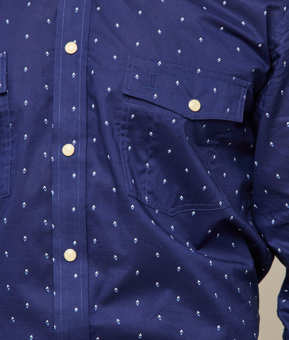 
        El Paso Prints :: Navy Micro Dot