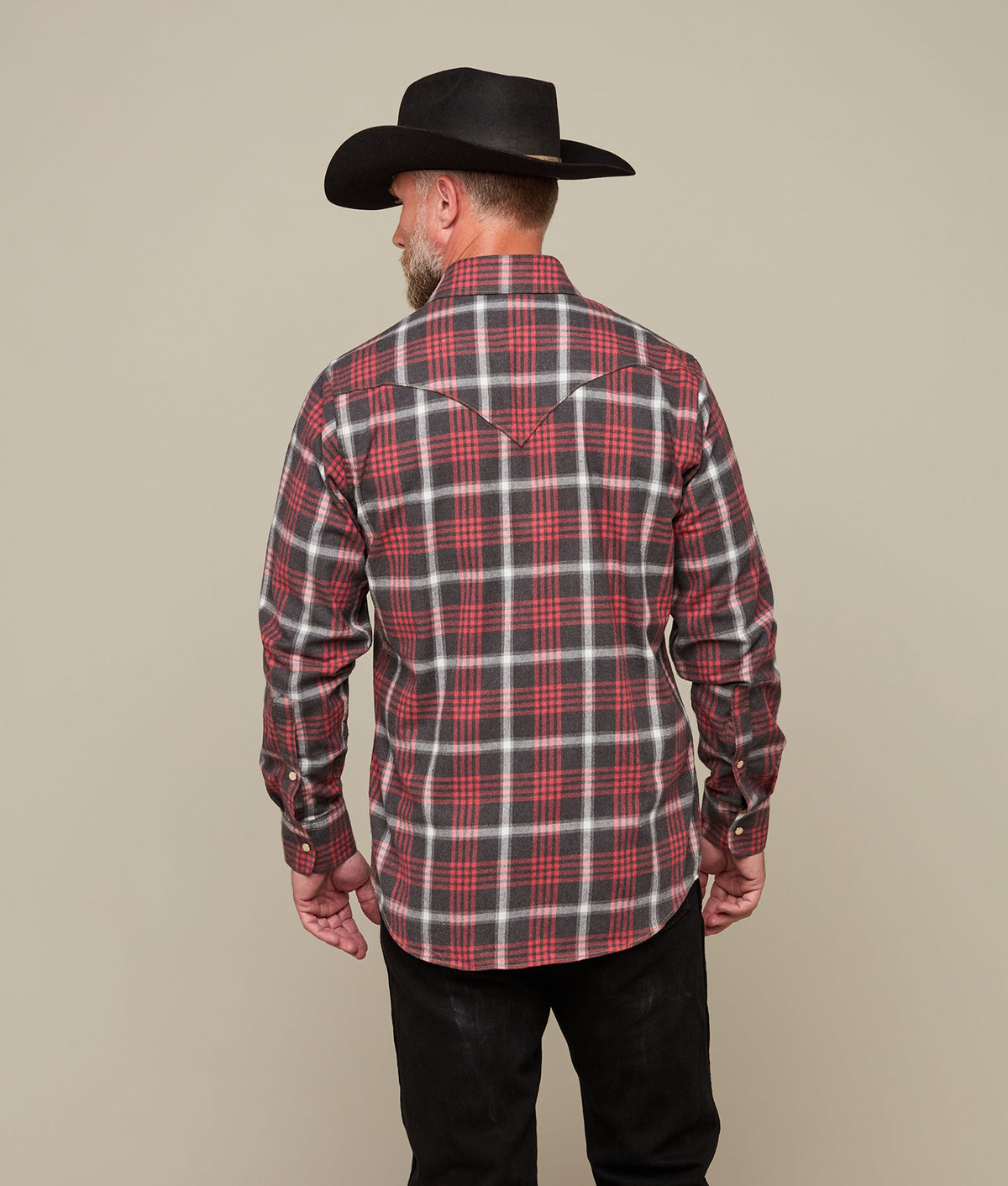 
    Denver Flannel :: Red/Grey