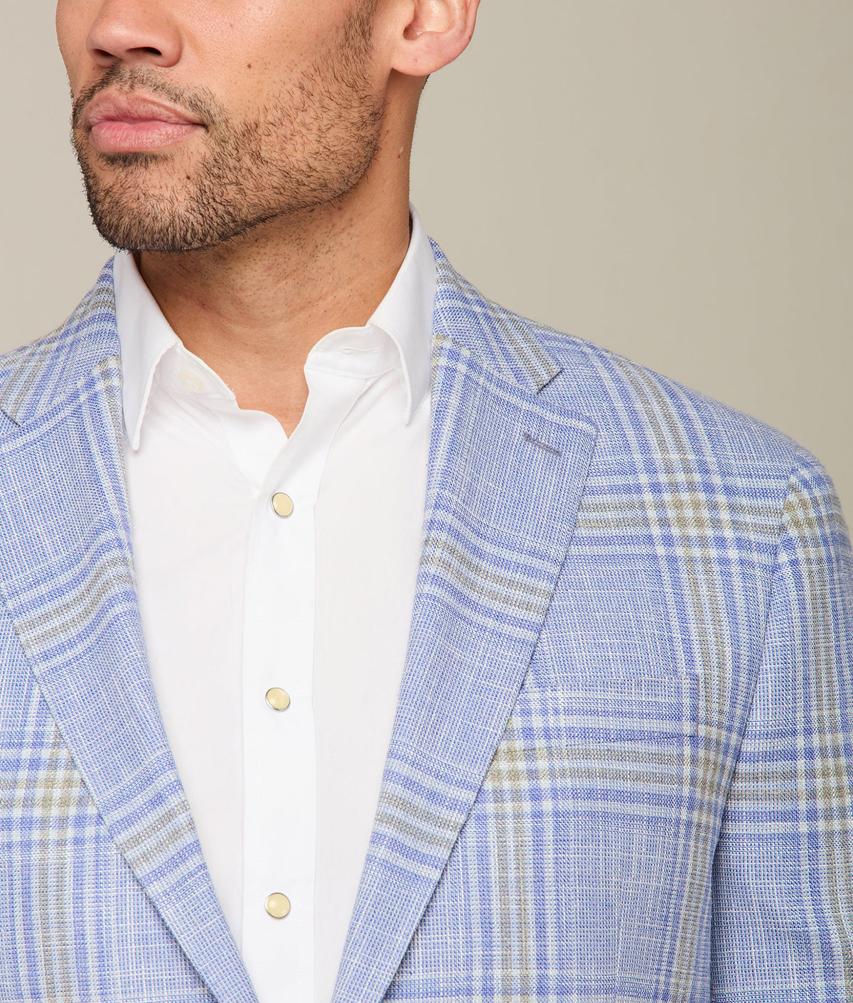 
    Lucchese Sport Coat :: Light Blue/Grey/White