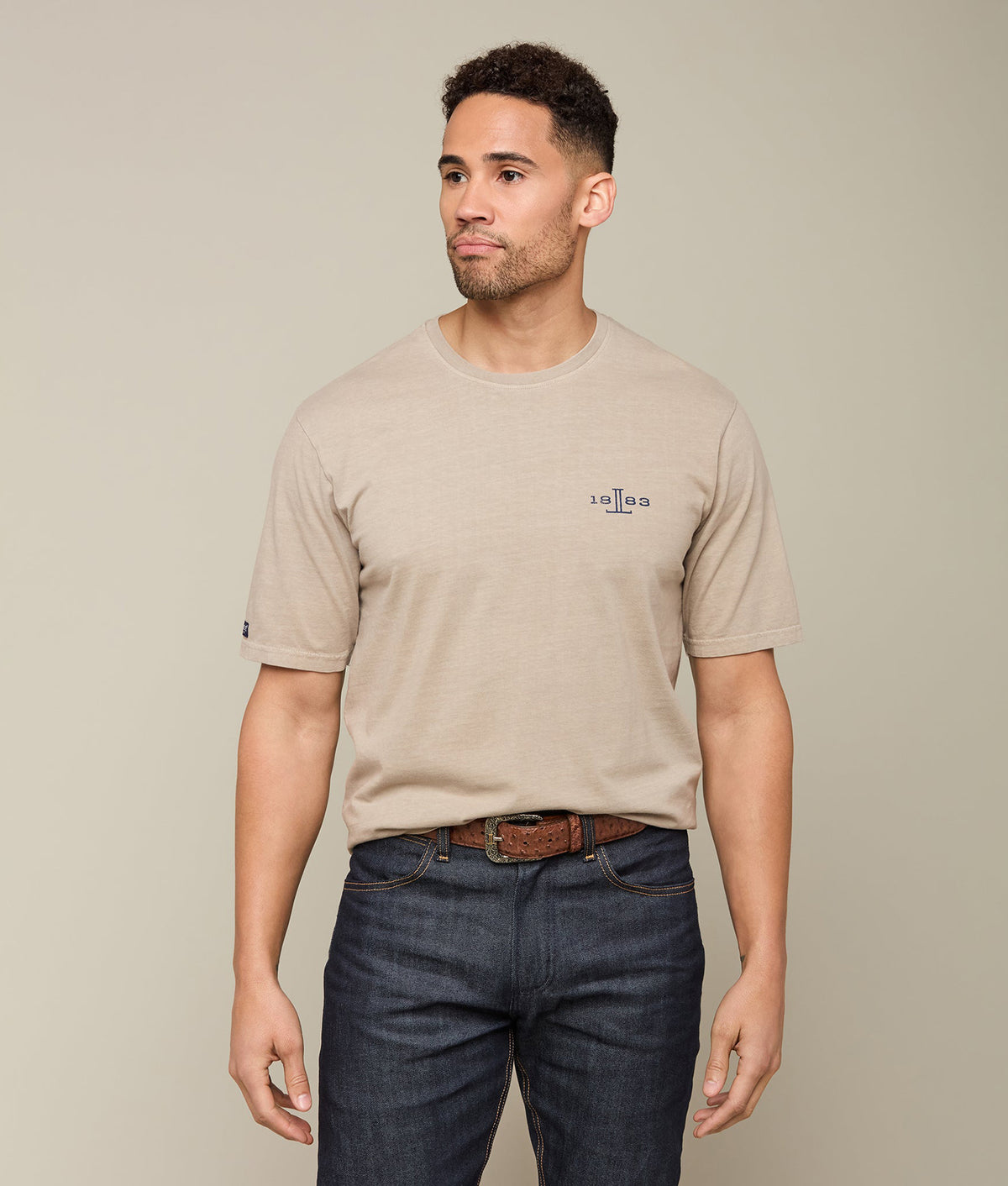 
    Lucchese Heritage Tee :: Sand