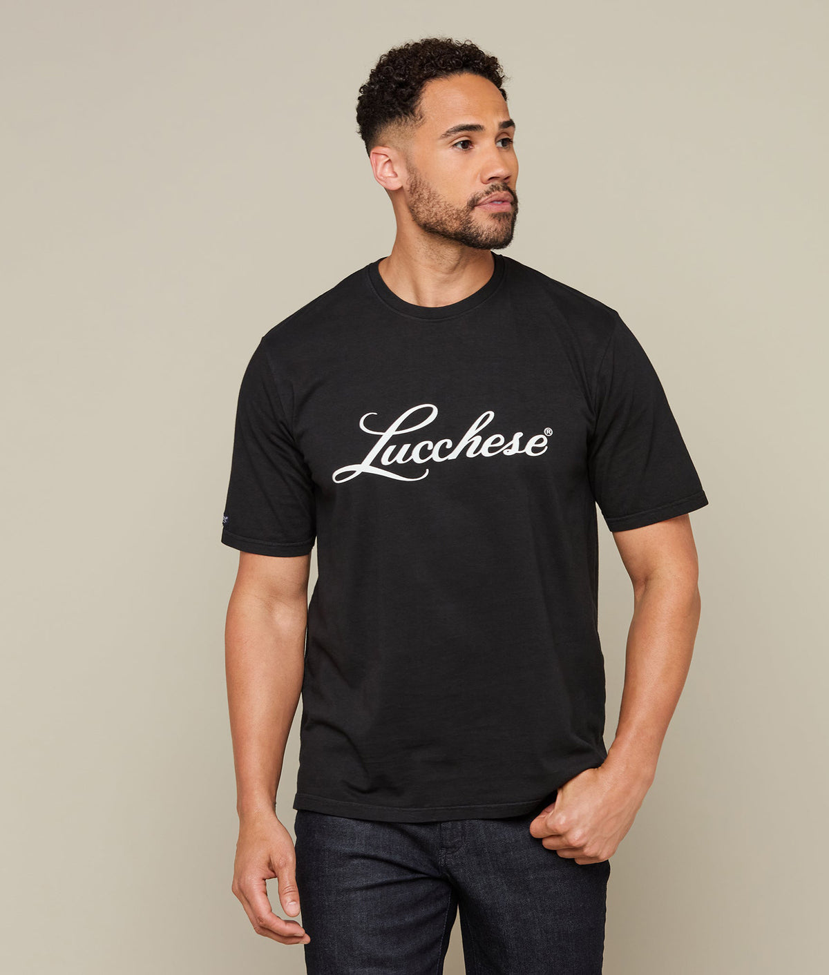 
        Lucchese Script Tee :: Black