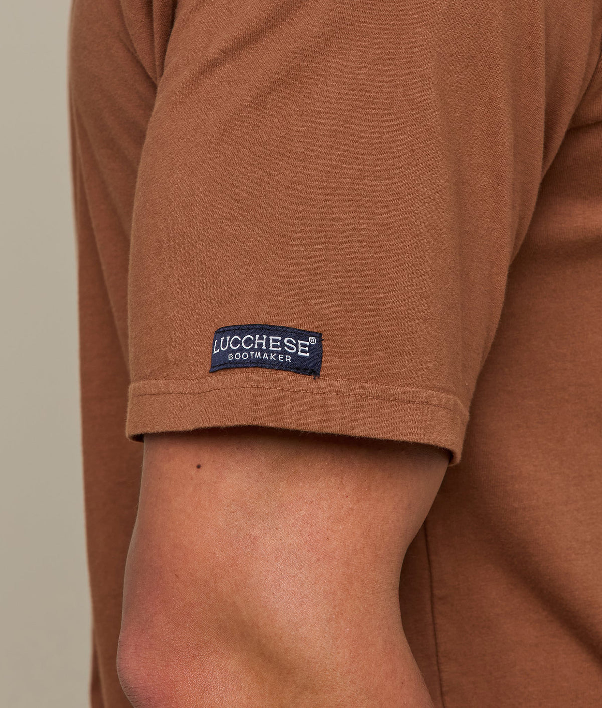 
    Lucchese Badge Tee :: Tobacco