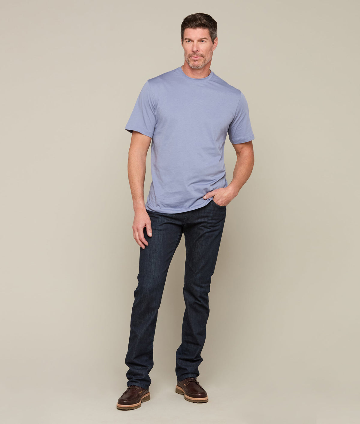 
        Lucchese Pima Cotton Tee :: Royal Blue