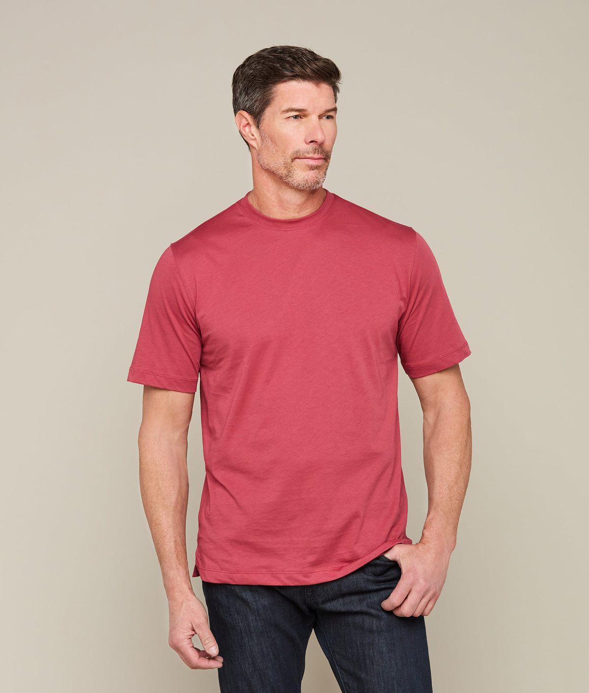 
    Lucchese Pima Cotton Tee :: Red