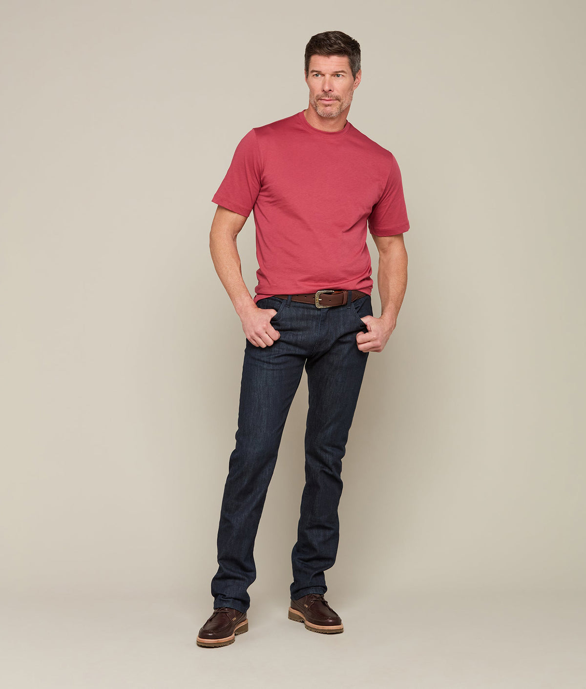 
    Lucchese Pima Cotton Tee :: Red