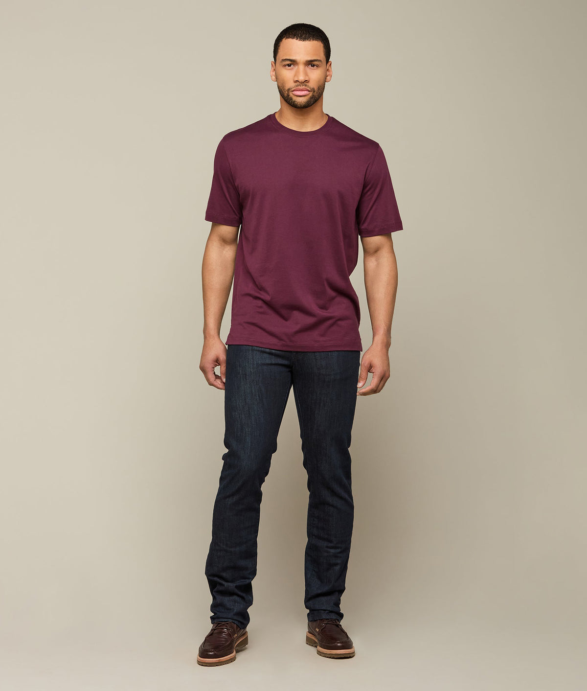 
    Lucchese Pima Cotton Tee :: Purple