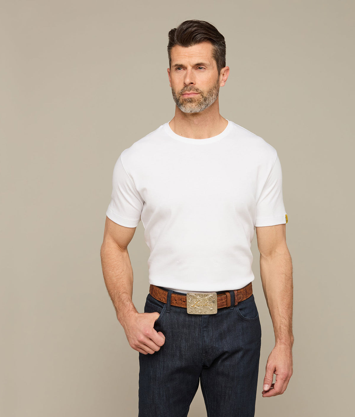 
    Lucchese x Parker McCollum Pima Cotton Tee :: White