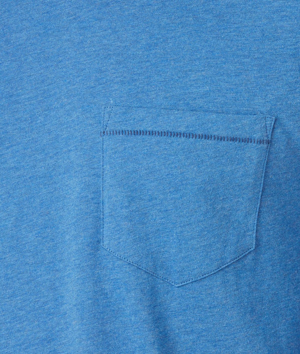 
        Long Sleeve Bar Stitch Tee :: Blue