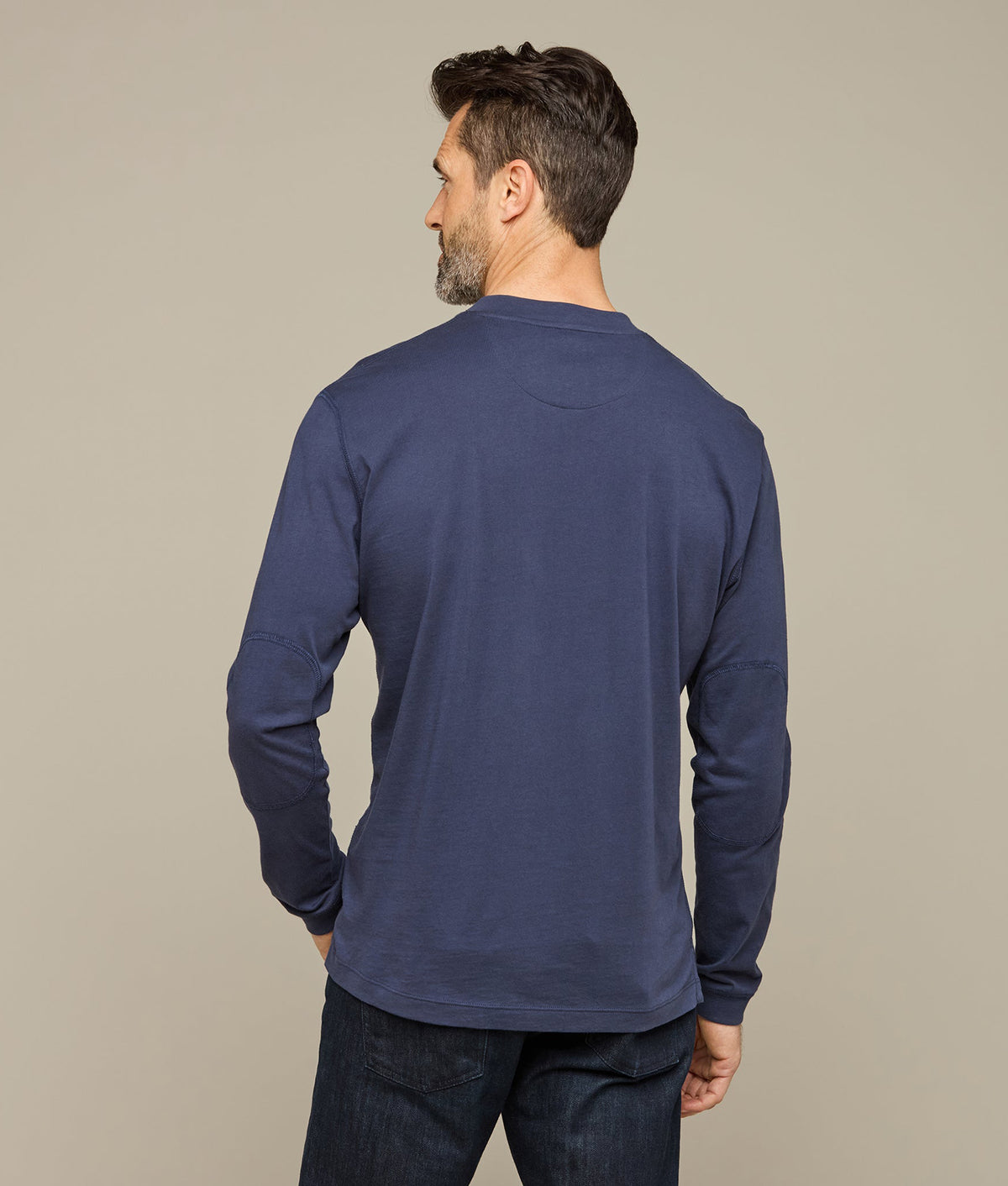 
    Lucchese Pima Cotton Henley :: Navy