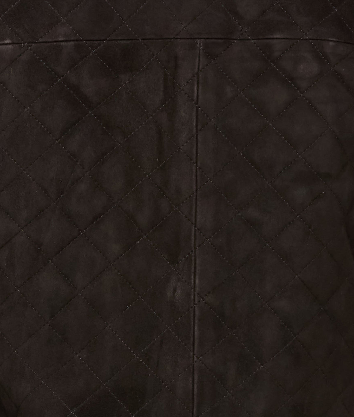 
    Quilted Suede Vest :: Black