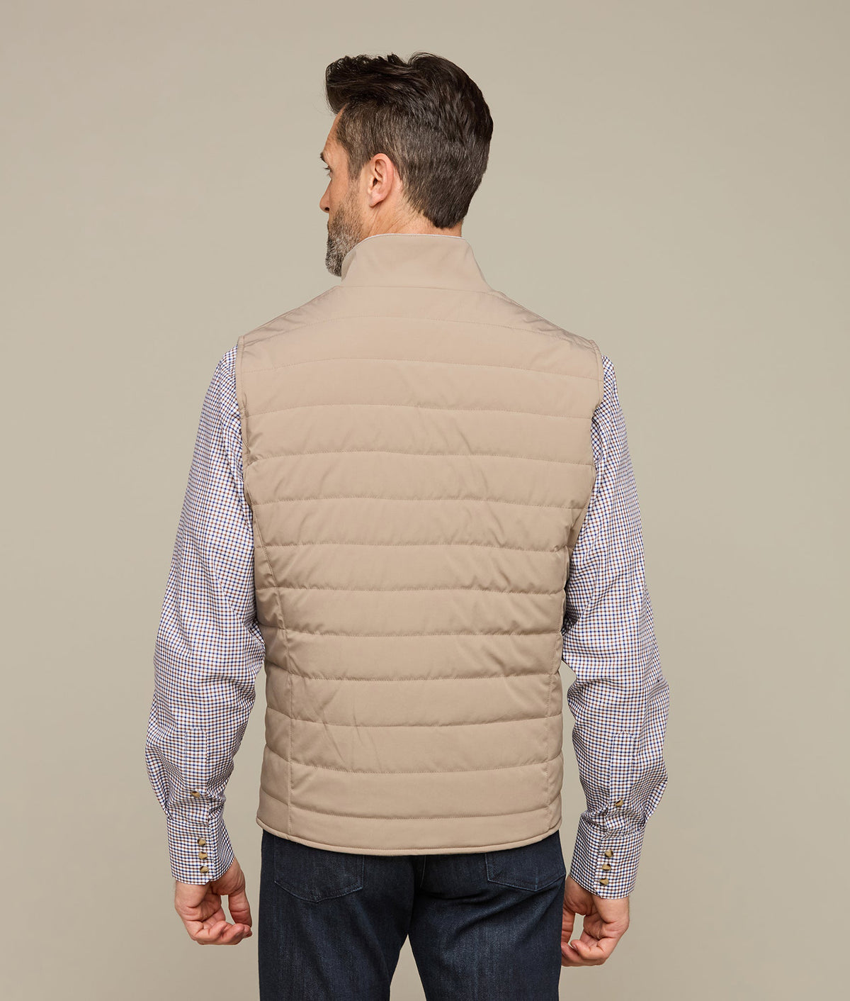 
        Gilroy Reversible Vest :: Oatmeal