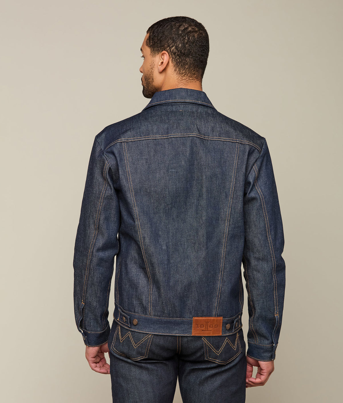 
        Wrangler x Lucchese Men&#39;s Denim Jacket :: Dark Wash Denim