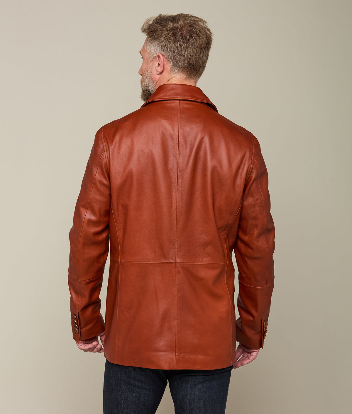 
    Safari Leather Jacket :: Cognac