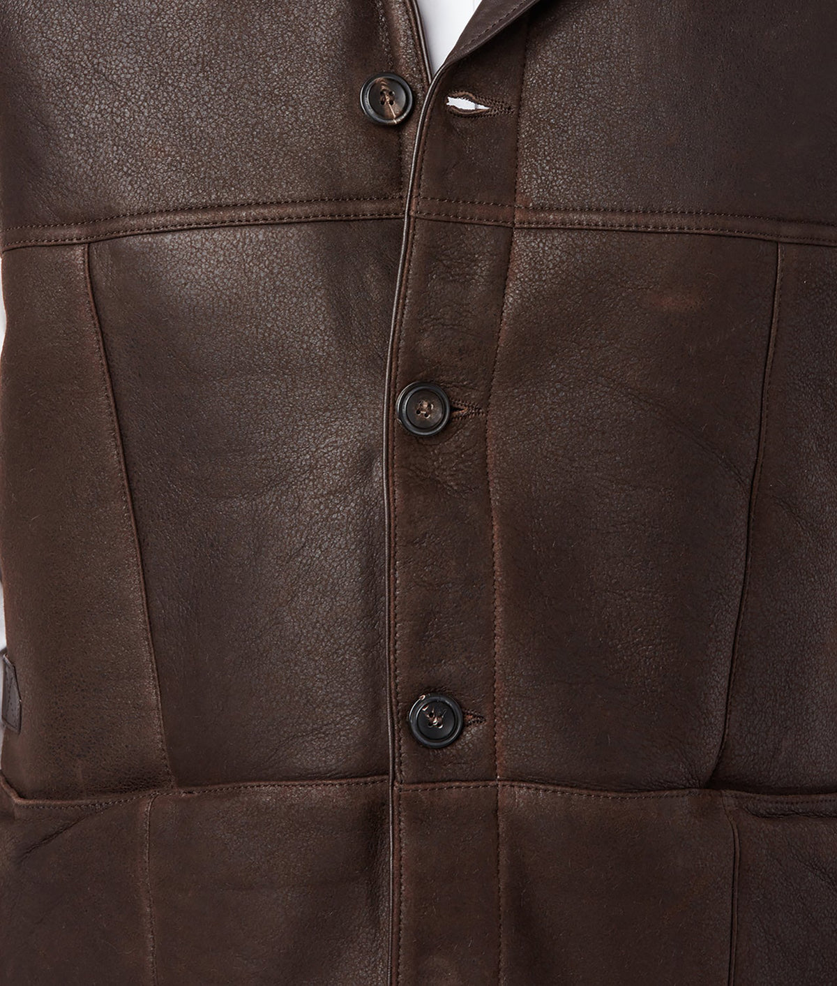 
    Shearling Vest :: Chocolate