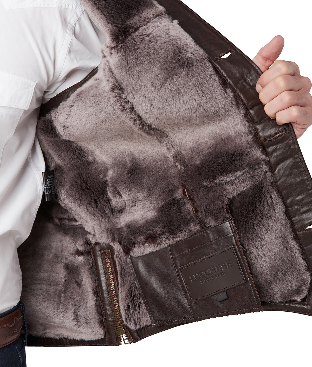 
    Shearling Vest :: Chocolate