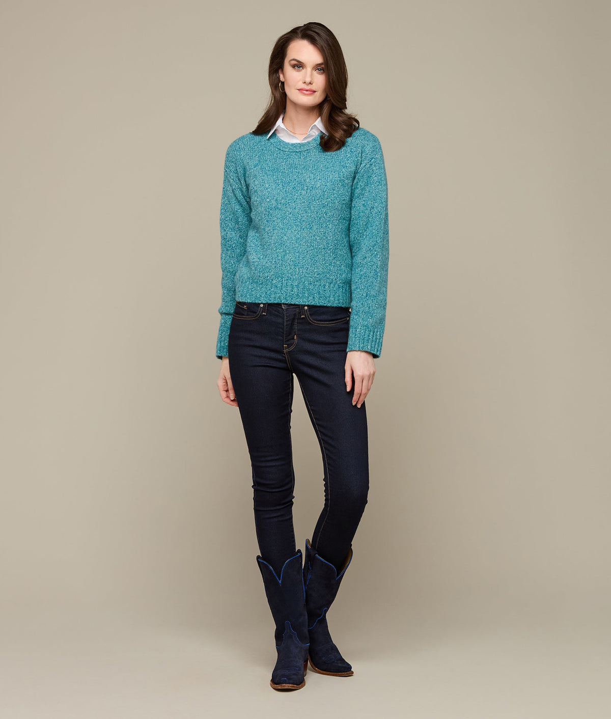 
        Scout Pullover Sweater :: Peacock Blue