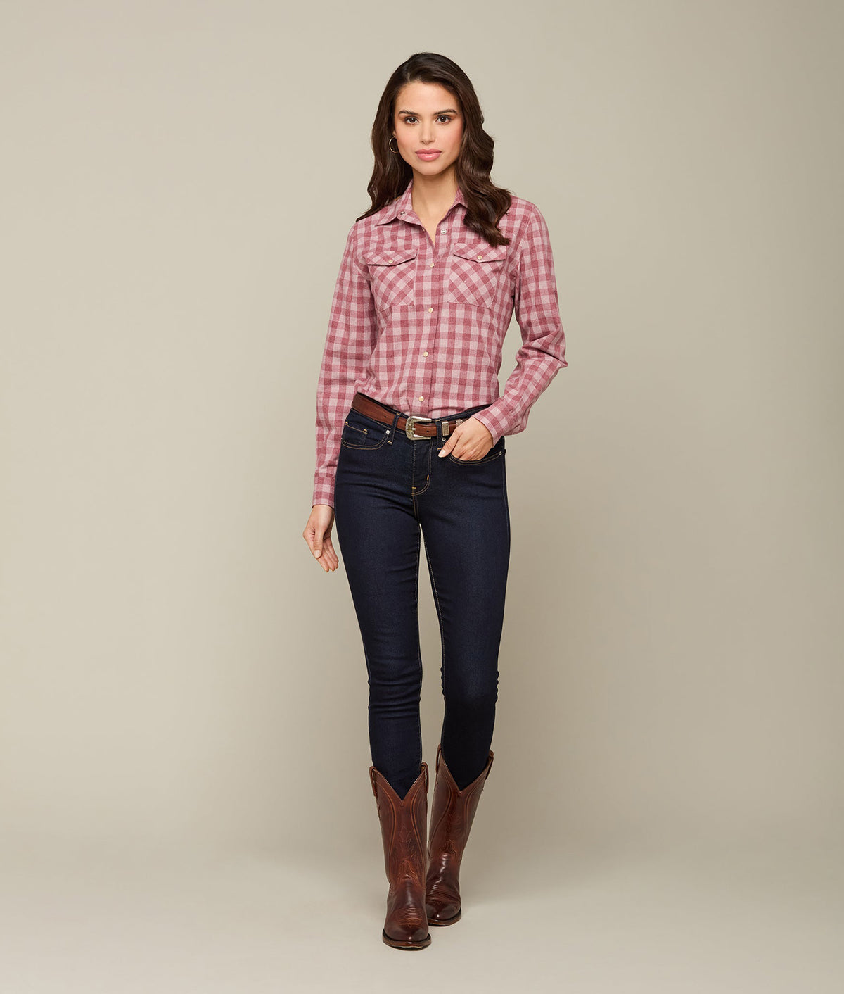 
    Creede Flannel :: Cranberry