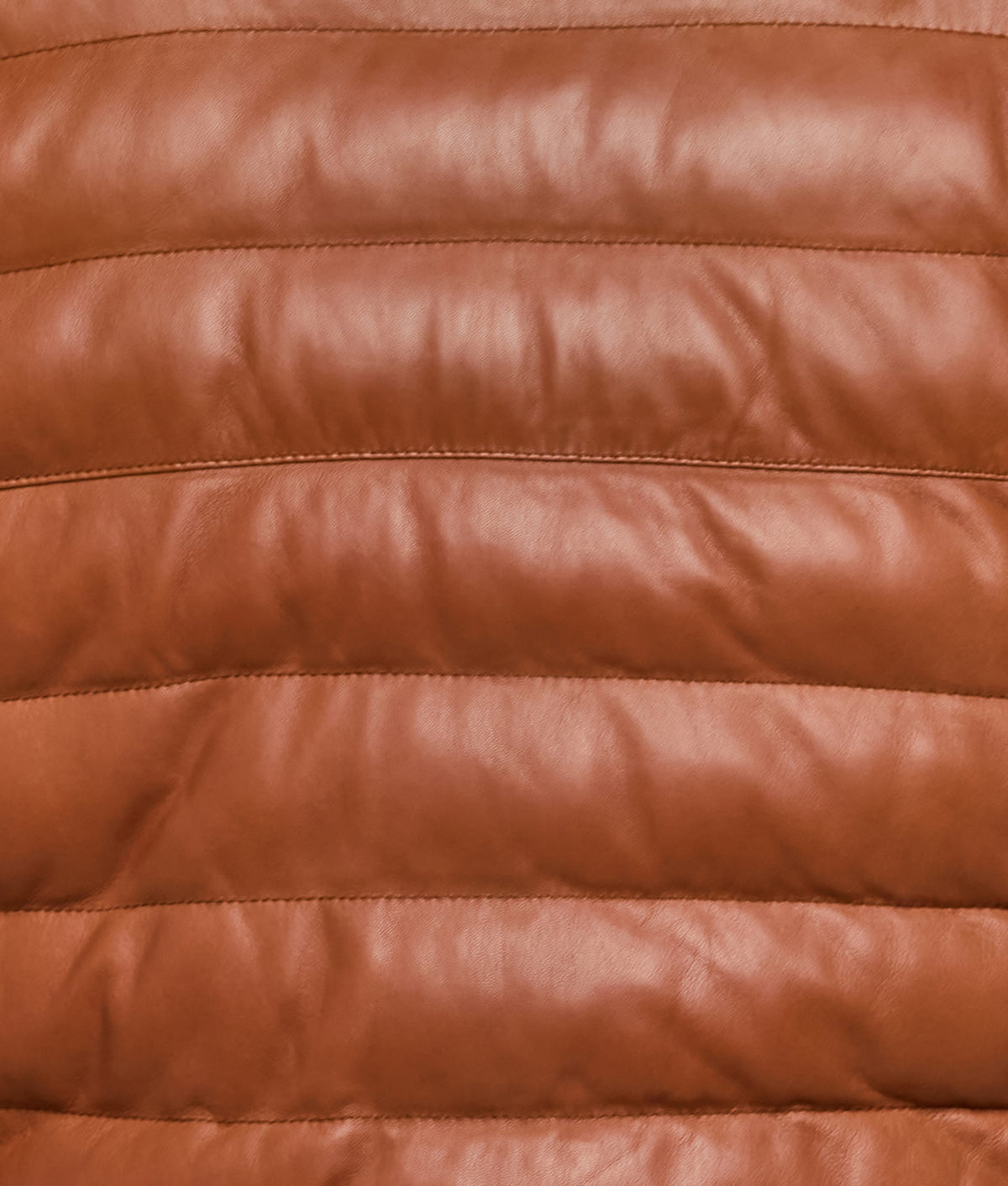 
    Men&#39;s Leather Puffer Vest :: Cognac