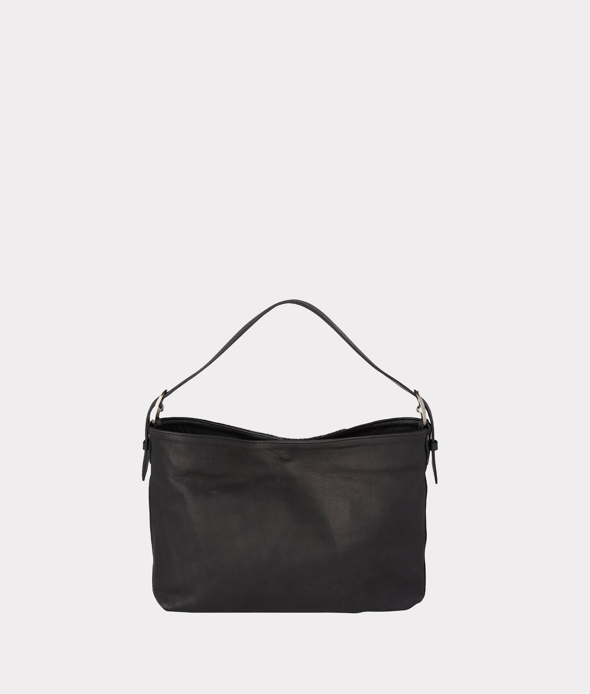 
        Cowprint Hobo Bag :: Black/White