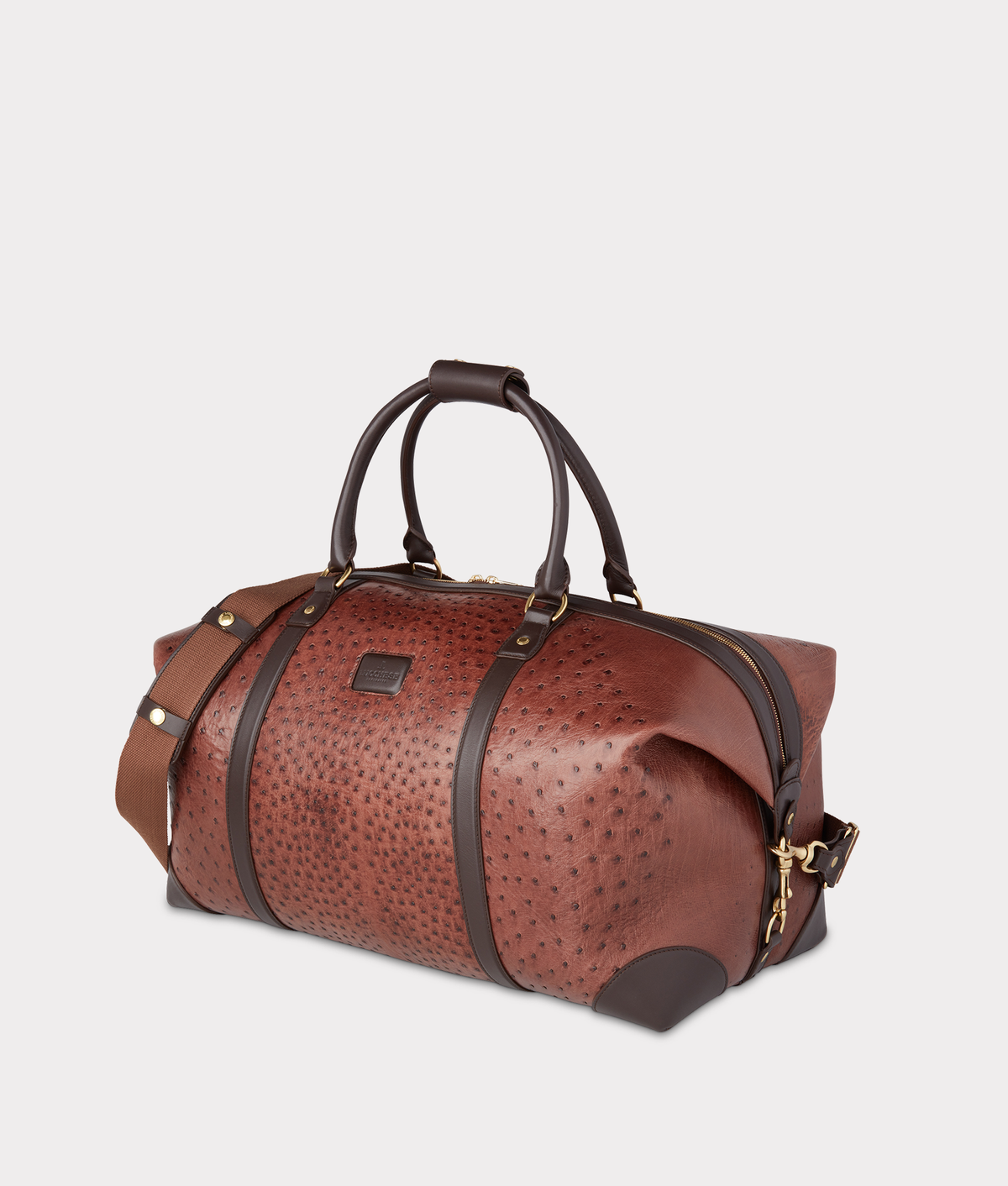 
    Ostrich Duffle - Large :: Chocolate