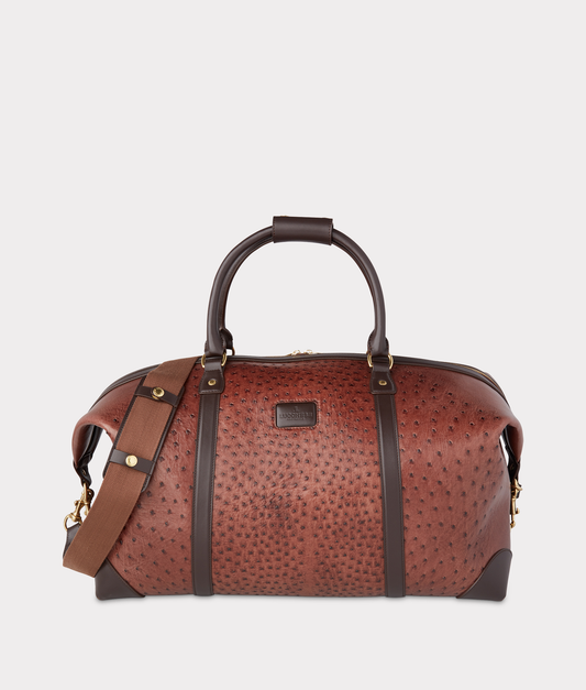 Ostrich Duffle - Large :: Chocolate