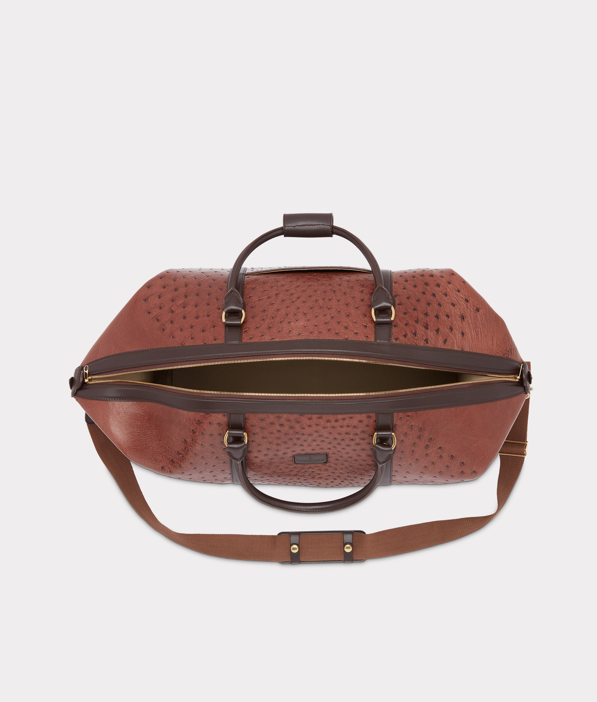 
    Ostrich Duffle - Large :: Chocolate