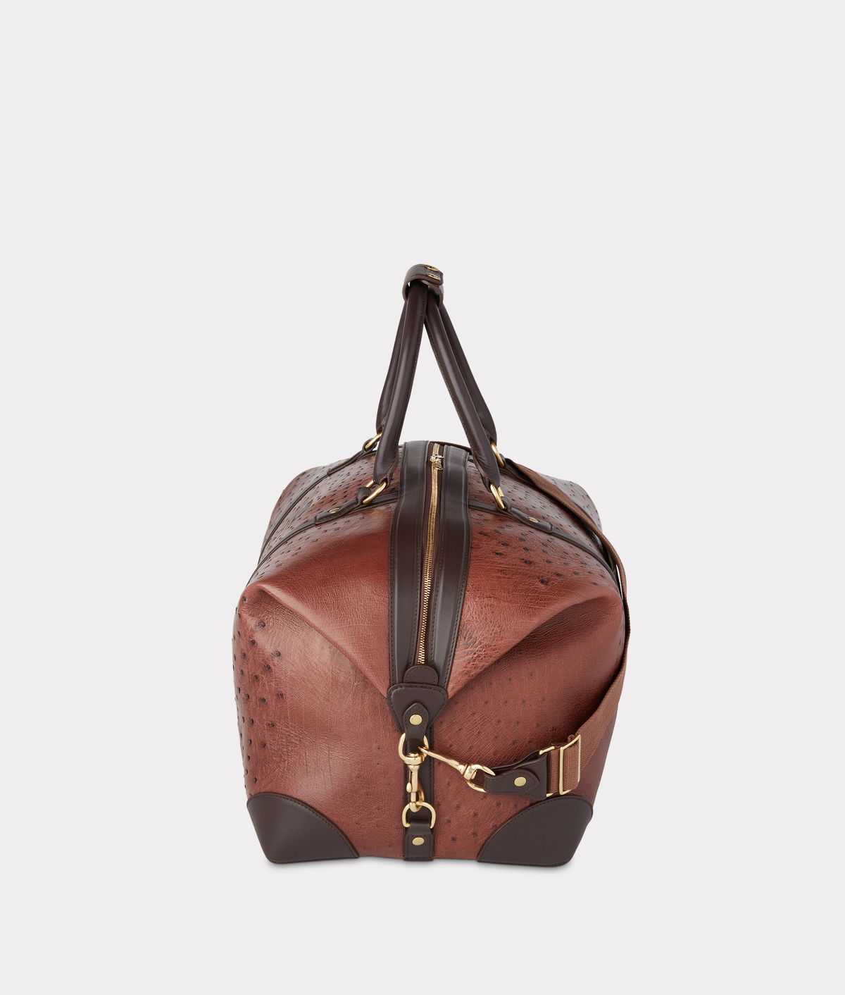 
    Ostrich Duffle - Large :: Chocolate