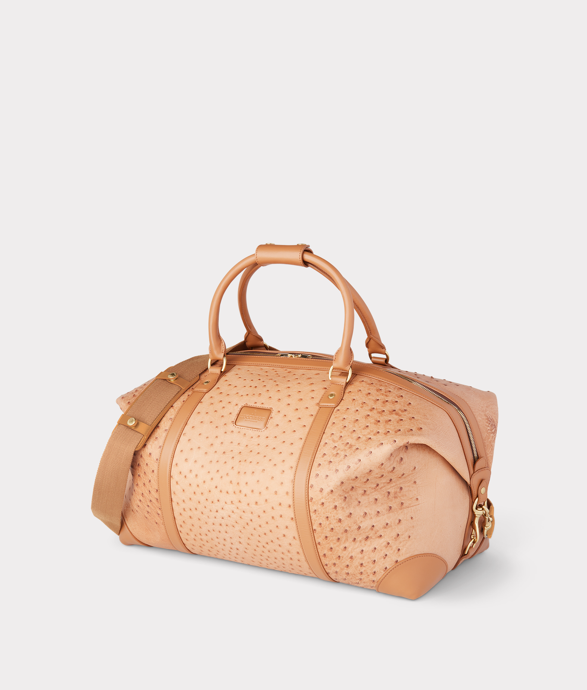 
    Ostrich Duffle - Large :: Cognac