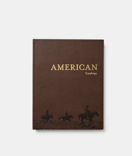 Leather Bound Cowboy Book :: Brown