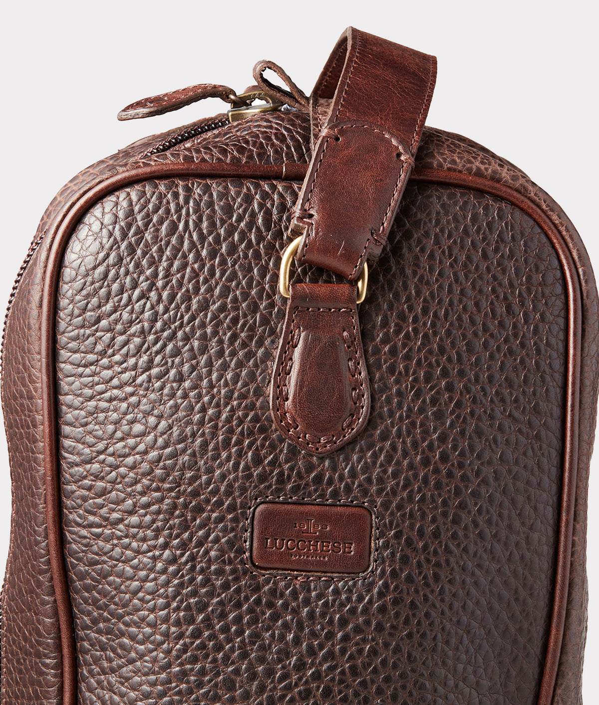 
        Leather Boot Bag :: Brown