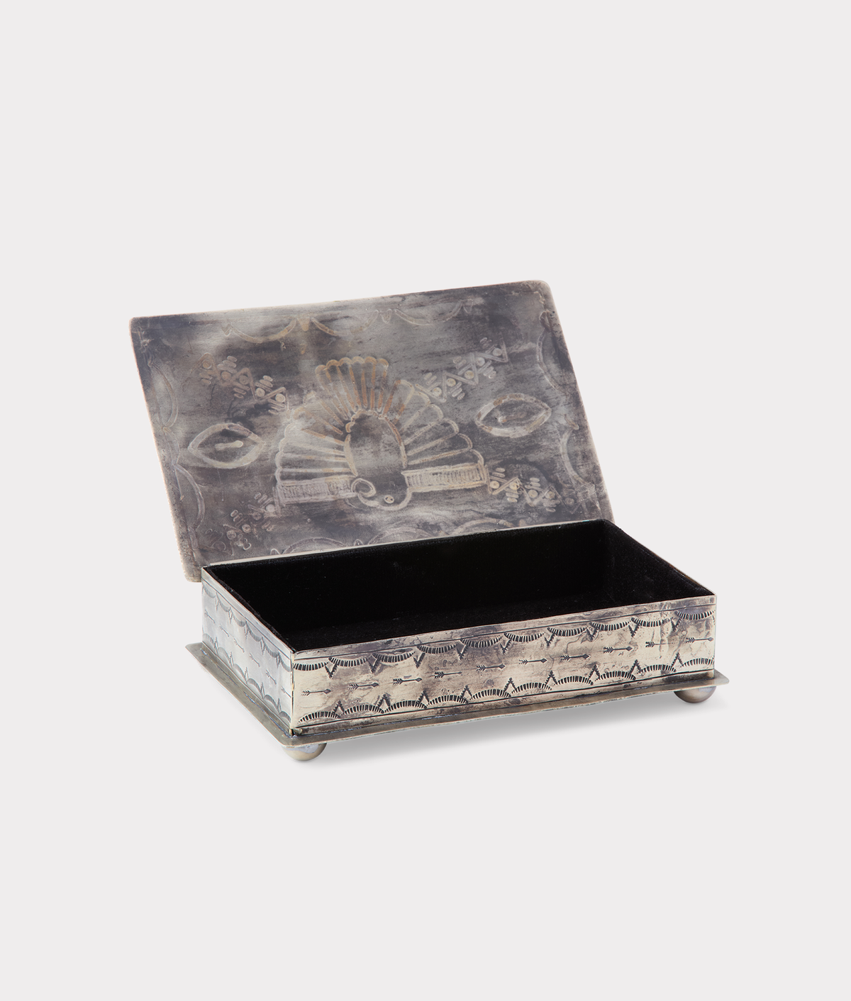 
    Southwestern Thunderbird Box :: Silver